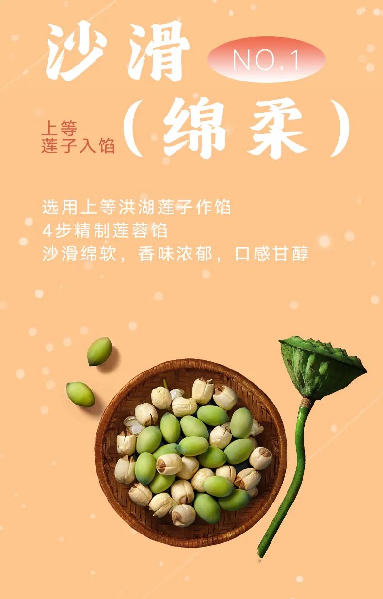 團(tuán)圓的味道——華美雙黃純白蓮蓉月餅
